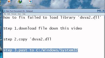 how to fix failed to load library 