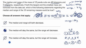 Center and spread | Worked example | Praxis Core Math | Khan Academy