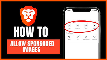 How to allow sponsored images on Brave browser