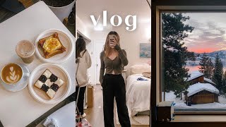 week in sf + tahoe 💫 dreamy italian food, cozy cabin days, aesthetic cafes, getting my hair done