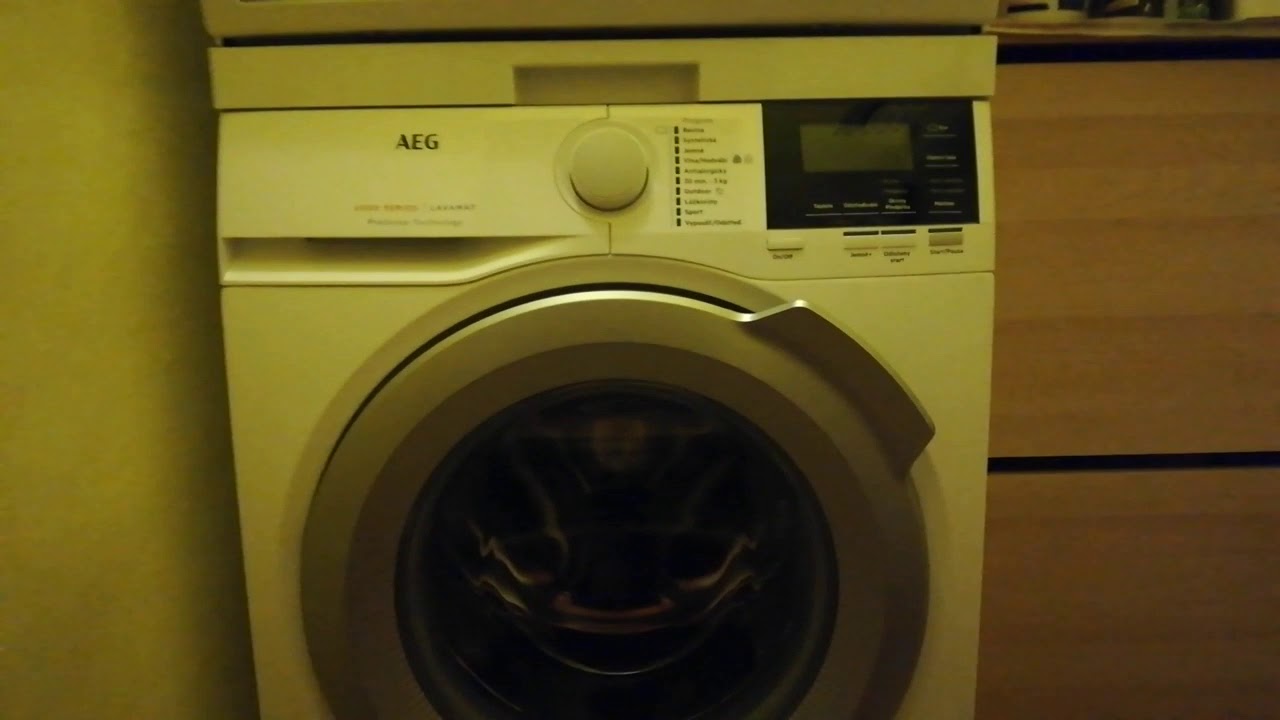 Aeg L6fbg48sc 6000 Lavamat Prosense Washingmachine Youtube