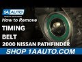 How to Replace Timing Belt 1996-2000 Nissan Pathfinder