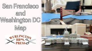 Wurlington Press - San Francisco and Washington DC Maps