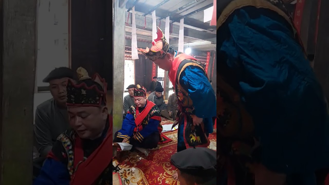 Lễ cấp sắc của dân tộc Tày Nùng tại Dương Sơn bk  p1