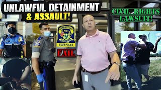 UNHINGED CT STATE POLICE SGT BREAKS JOURNALIST'S PHONE!  | CIVIL RIGHTS LAWSUIT INCOMING! MUST SEE!
