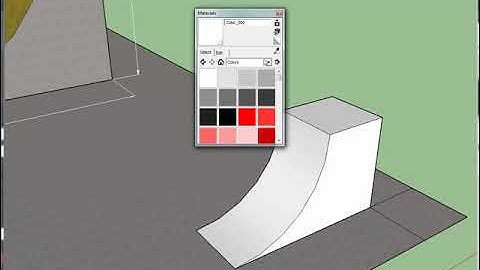 Sketchup - How to create a Skatepark High Ramp