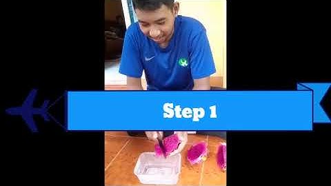 How to make dragon fruit juice -Tugas Procedure Text - TKL 4 (group 6)
