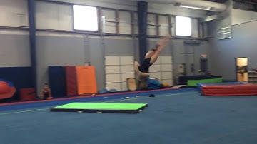 Training skill: Front 1 1/2 Back Layout Step Out