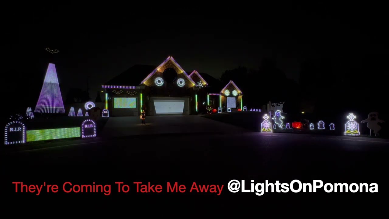 They're Coming To Take Me Away - 2025 Halloween Light Show