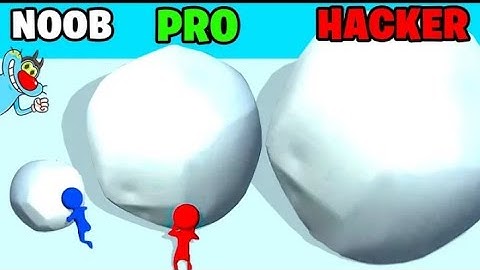 Noob vs Pro vs hacker in snow 🌨️ race ||Max level gameplay||All level gameplay||