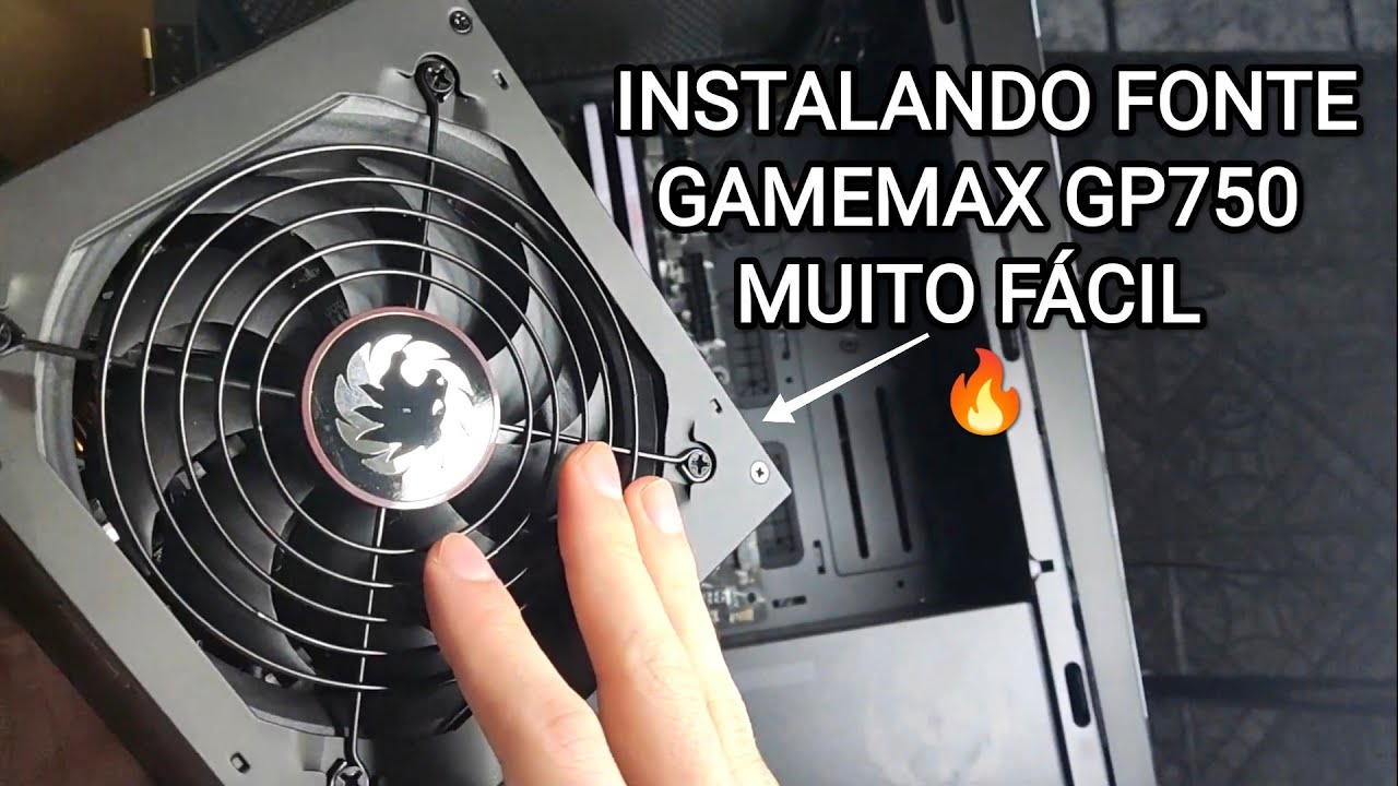 Fonte Gamemax GP750, 750W, 80 Plus Bronze, PFC Ativo