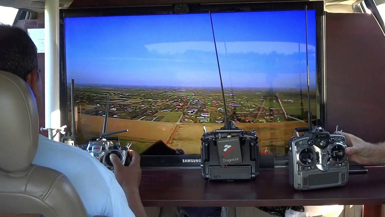 Dragon Link - Flying With 3 UHF Transmitters Demonstration