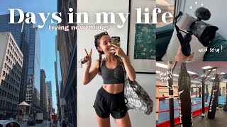 VLOG: Productive Days, Trying Kick Boxing, New Camera Setup