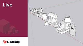 Live Modeling Machine Parts in SketchUp!
