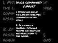 Why Python ?