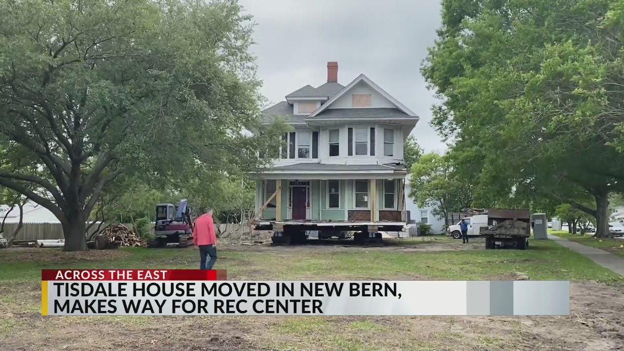 New Bern's Tisdale House move a success YouTube