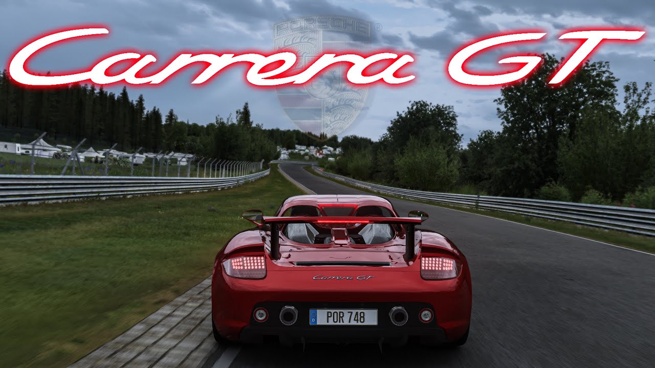 Porsche Carrera GT | Review | Nurburgring Nordschleife Lap | Assetto Corsa  | 2K 60 FPS – SimTube