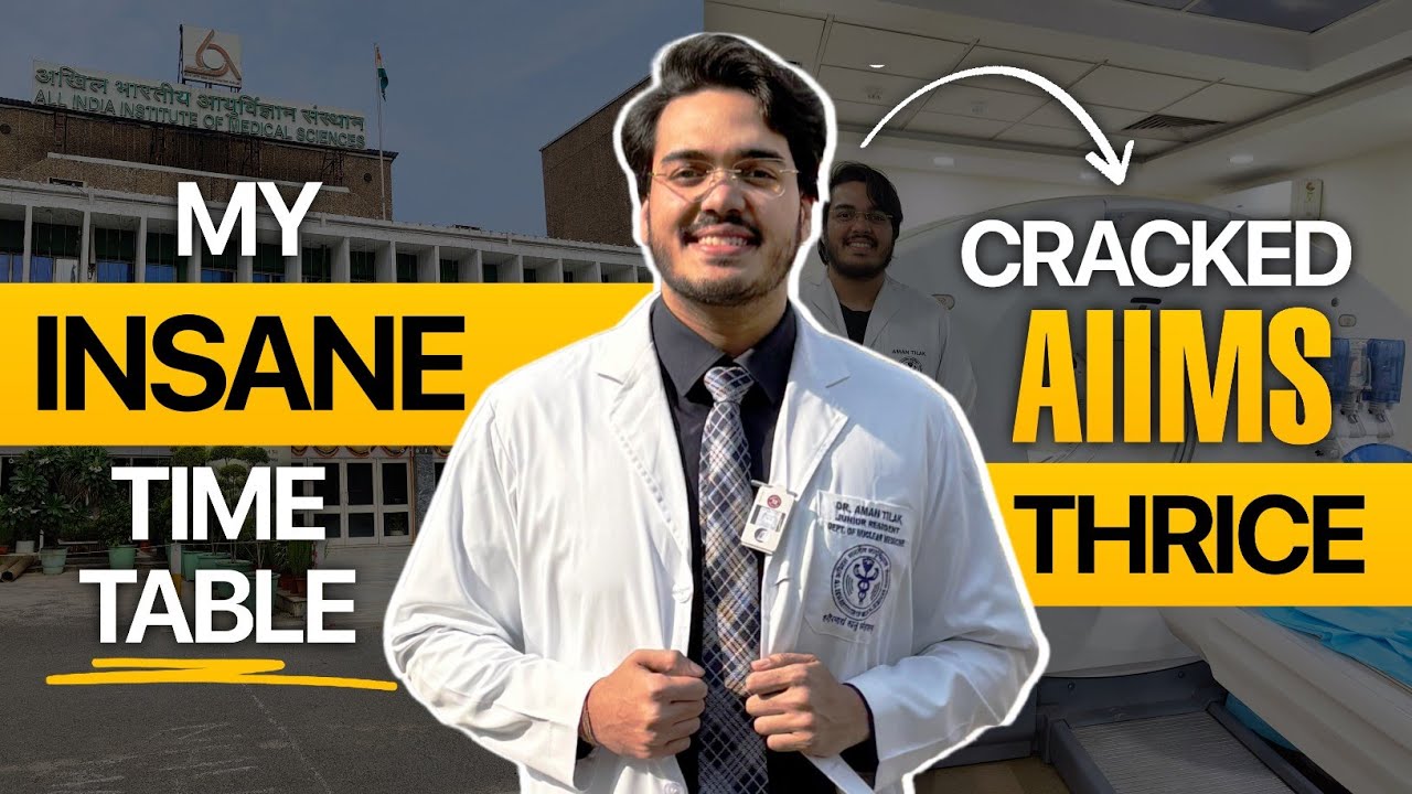 This INSANE Study Schedule Helped me Cracked AIIMS 