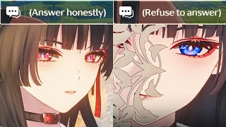 Celebrity ANSWER VS REFUSE CHISA's Question Cutscene Wuthering Waves 2.8 Chronorift Metropolis Honami Profile