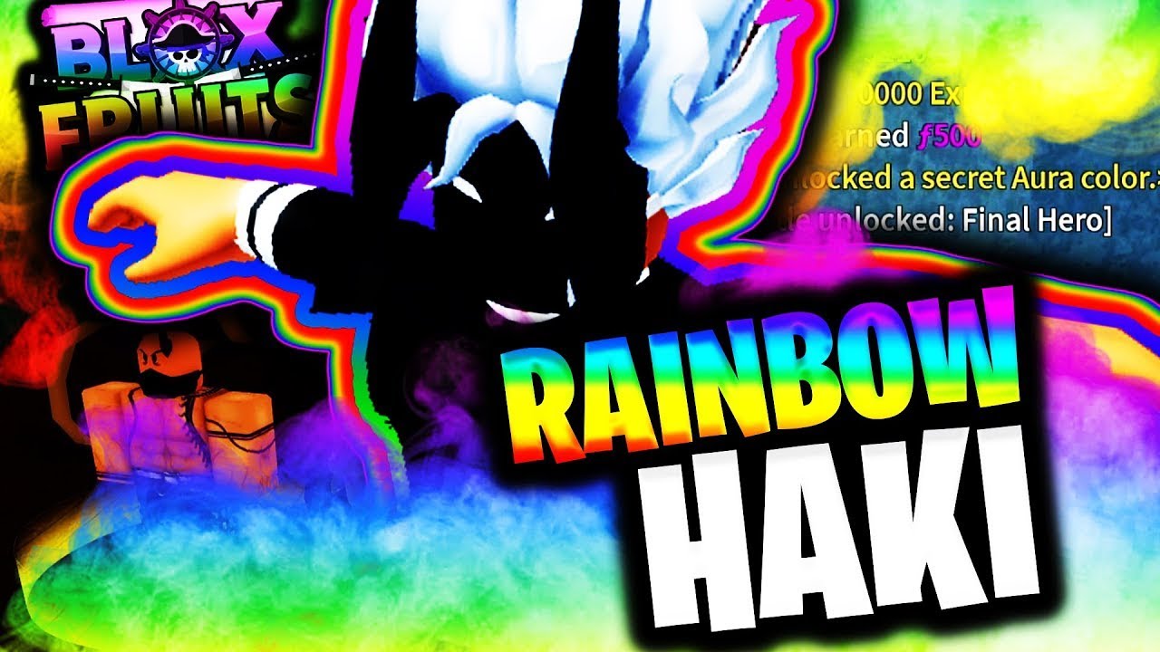 How To Get RAINBOW AURA In Blox Fruits Roblox! ???? Unlock Rainbow HAKI ...