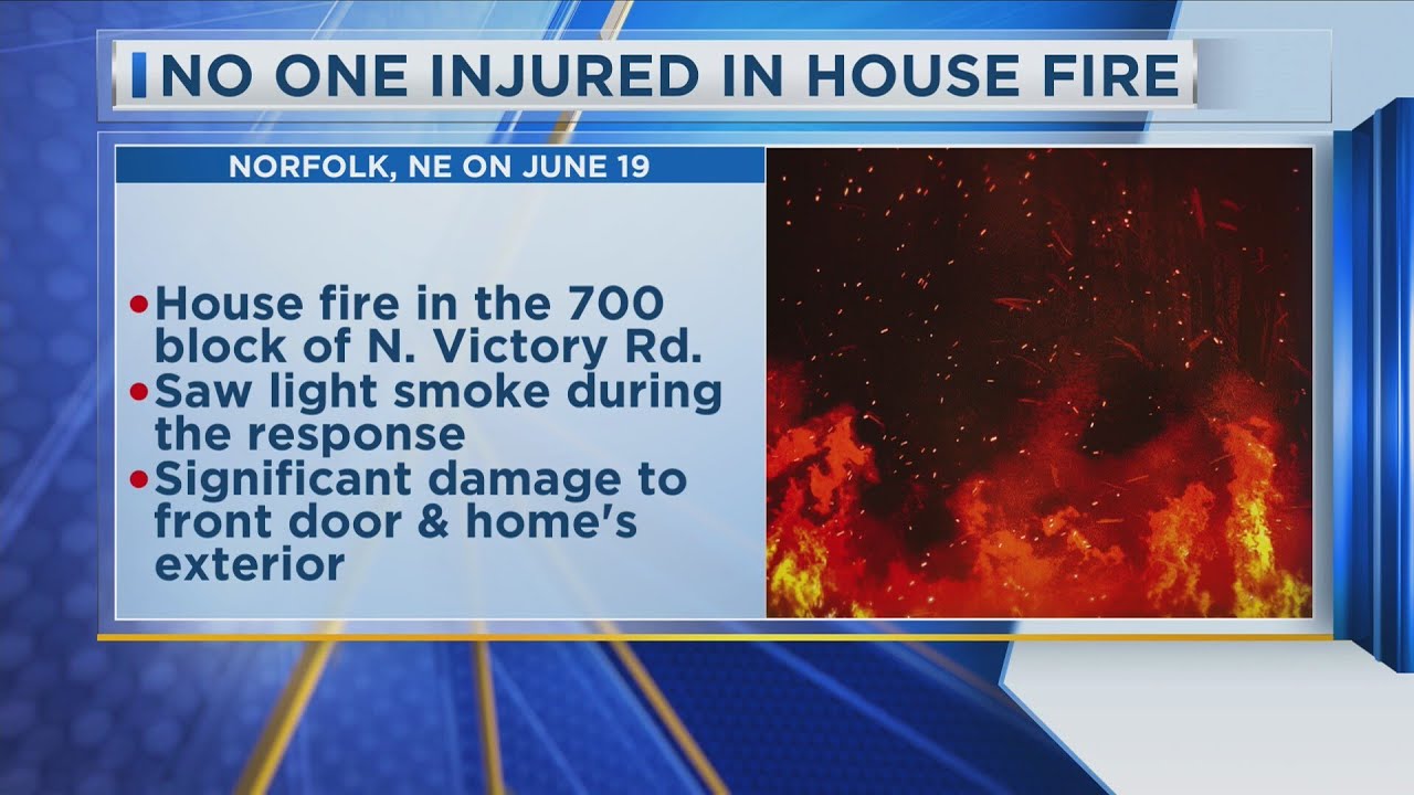 No One Injured in Norfolk House Fire - YouTube
