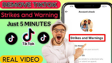 How to Remove TikTok Strikes and Warnings | TikTok Account strikes | Strikes and Warnings |