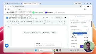 Notion to PDF Automation 44 : PDF Automation for Housekeeping Quick Estimate Form