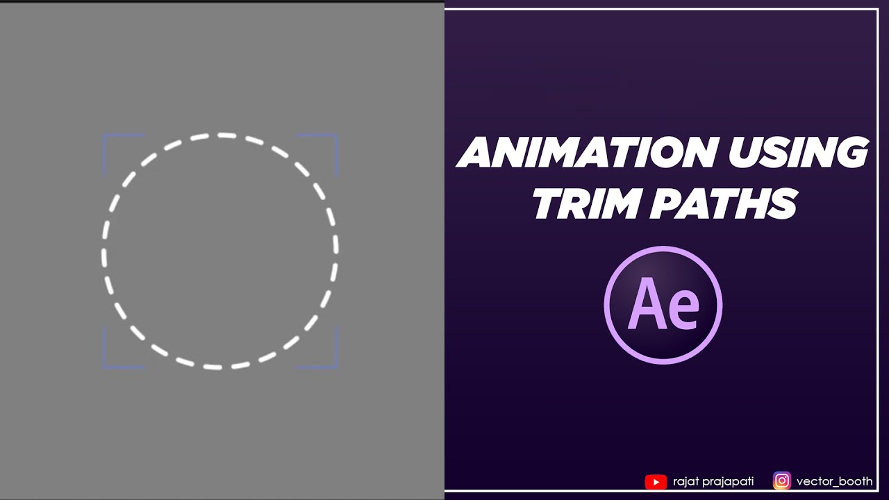 Trim Paths Animation in After Effects | After Effects Tutorial - YouTube