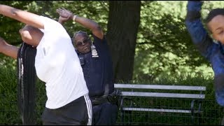 A community of color uses yoga to improve ties with the NYPD