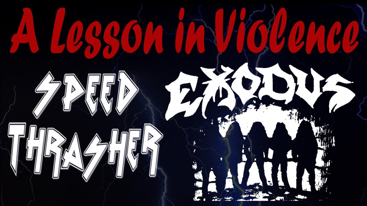 SPEED THRASHER - A LESSON IN VIOLENCE  (Exodus Cover)
