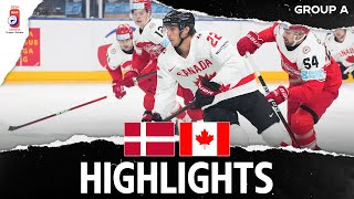 Highlights: Denmark vs Canada | 2024 #MensWorlds