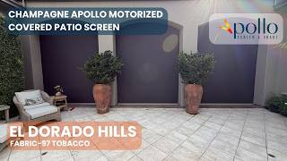 Motorized Patio Screens in El Dorado Hills, CA | Apollo PowerScreen