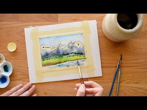 Watercolor Masking Techniques ~ Fluid, Tape, etc. 