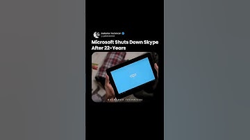 Microsoft Shuts Down Skype After 22 Years! 📞💔