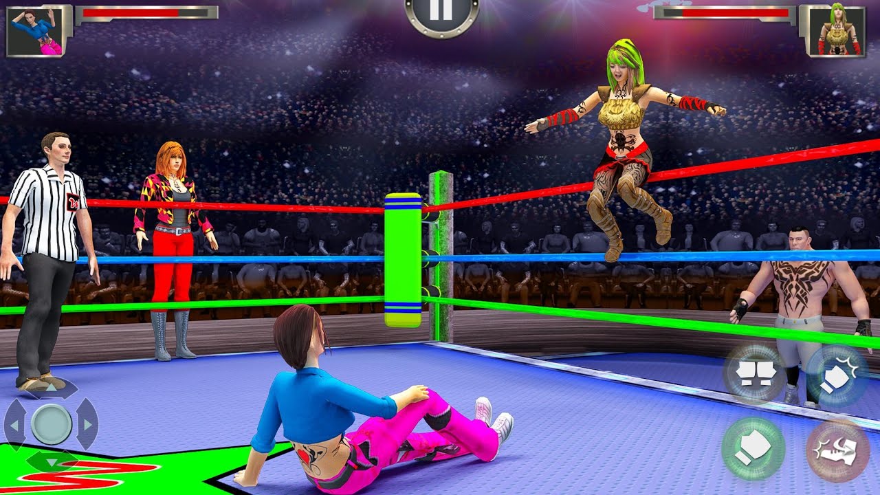 4 Best Bad Girls Wrestling | Best Combo Fights | Gamelogist