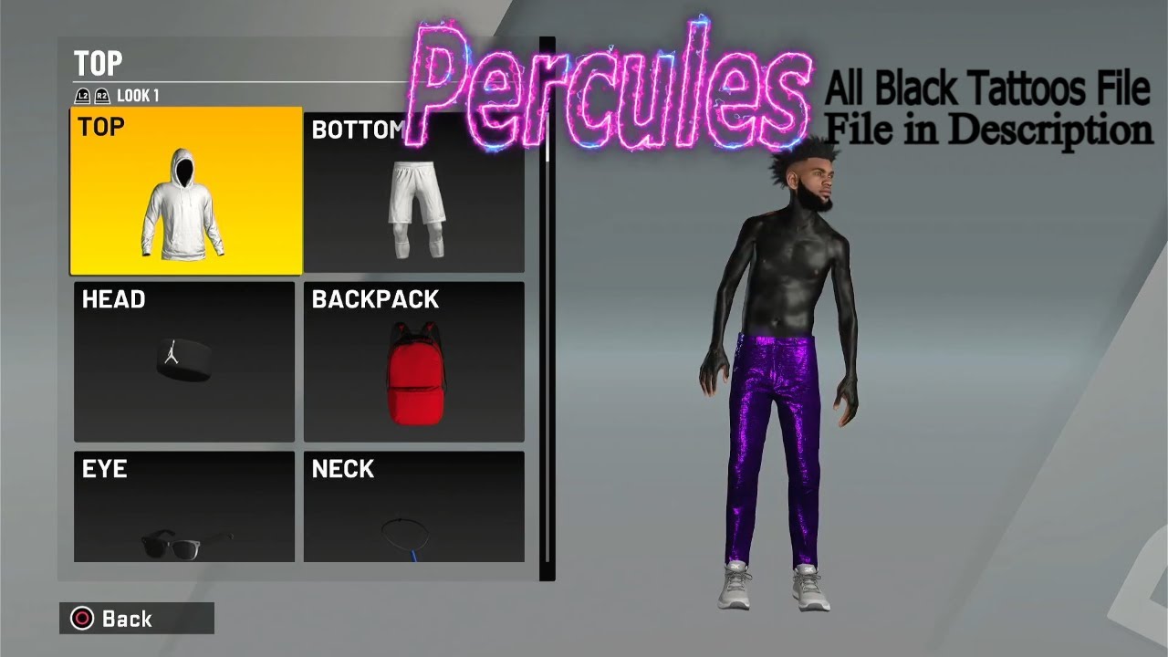 *NEW* NBA 2K21 No Shirt File WITH All Black Tattoos FILE FREE!! EVENT GLITCH ANY REP!! YouTube