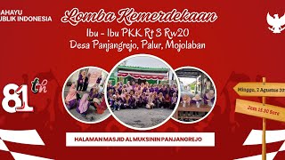 Lomba 17 Agustus 2026 Pkk Desa Panjangrejo Rt 3 Rw 20 Mojolaban, Palur, Sukoharjo