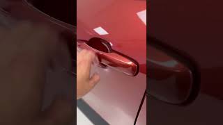 Where to find the VIN on a Toyota: front door
