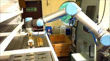 Rousant Sherwood (Manufacturing) Ltd - Robot unload/load of CNC Machining Centre