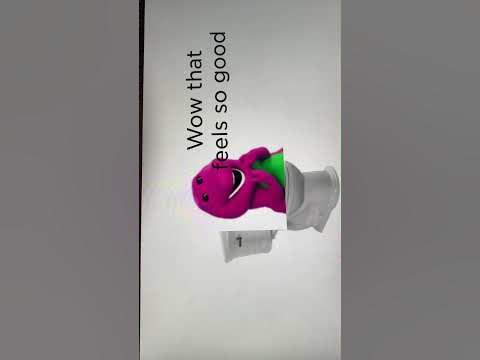 Barney uses the bathroom - YouTube