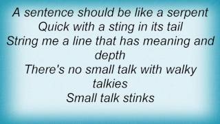 Bauhaus - Small Talk Stinks Lyrics