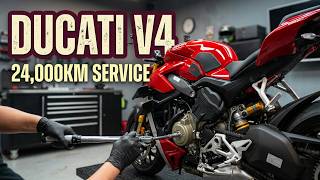 This Ducati Service Cost is INSANE! 🤯 | 24,000km Ducati V4 Full Restoration & Maintenance