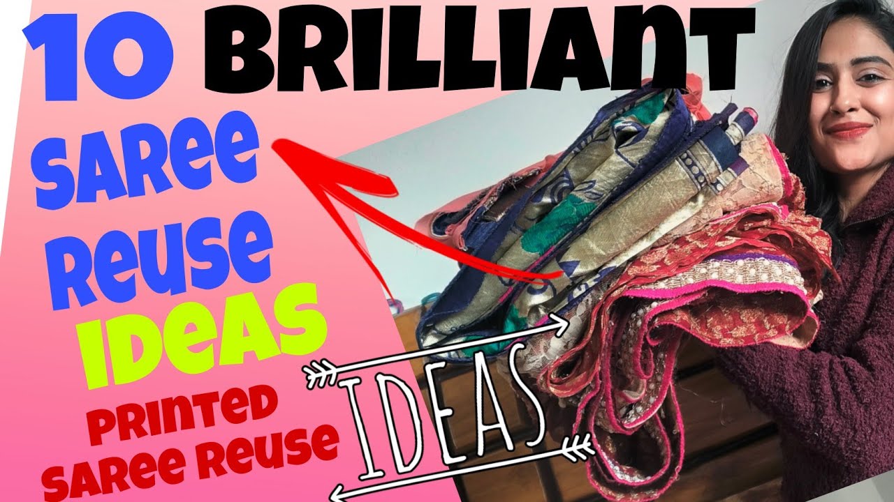 10 awesome ways to reuse printed saree | printed saree ko reuse kaise karein | Neha khandelwal