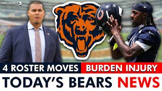 🚨big News🚨 Luther Burden & Others Injured At Bears Training Camp + Chicago Bears Sign 2 More Db’s