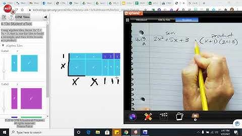 4.1.2 factoring with the area & diamond