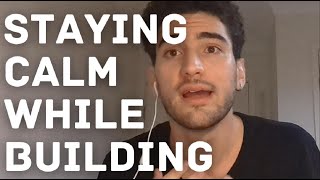 How I Stay Calm While Building a Startup (Without Burning Out)
