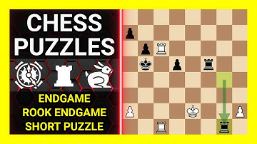 Chess Puzzles to Practice. Themes: Endgame, Rook endgame, Short puzzle. Learn Chess