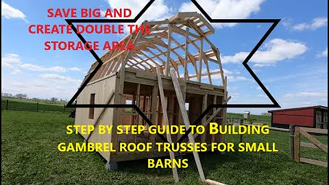 Gambrel Trusses for Small Barns...NO PROBLEM with ...