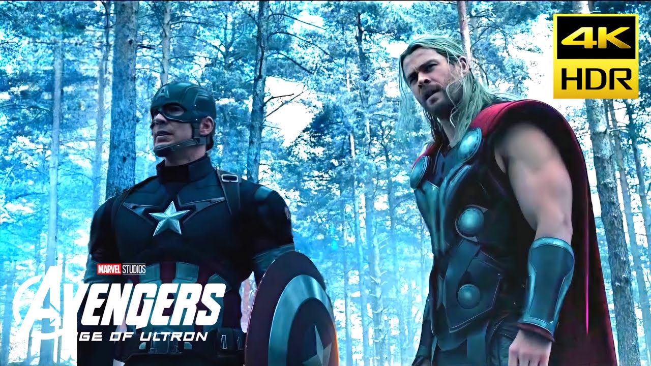 Avengers vs HYDRA Opening Battle Scene | Avengers: Age of Ultron(2015 Movie Clip