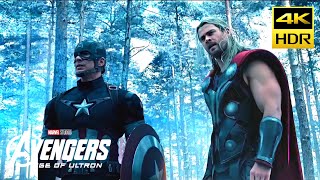 Avengers vs HYDRA Opening Battle Scene | Avengers: Age of Ultron(2015 Movie Clip